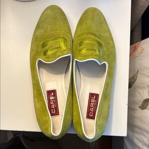 Green Suede Women’s Shoes